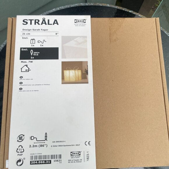 IKEA Strala Floor Box Light Sarah Fager 204.066.31 Brand New - Picture 4 of 4